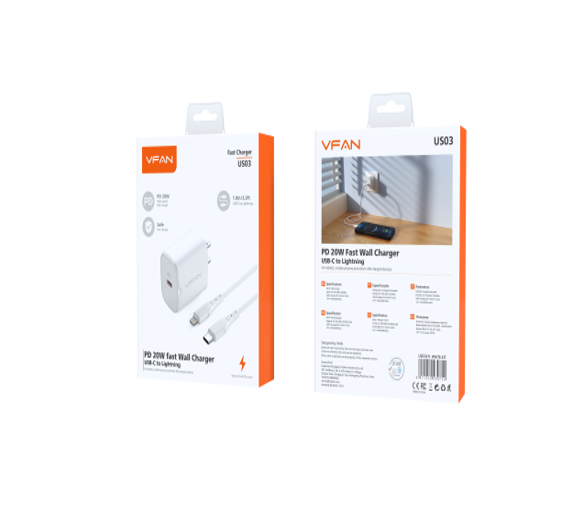 US03 PD 20W fast charger kit