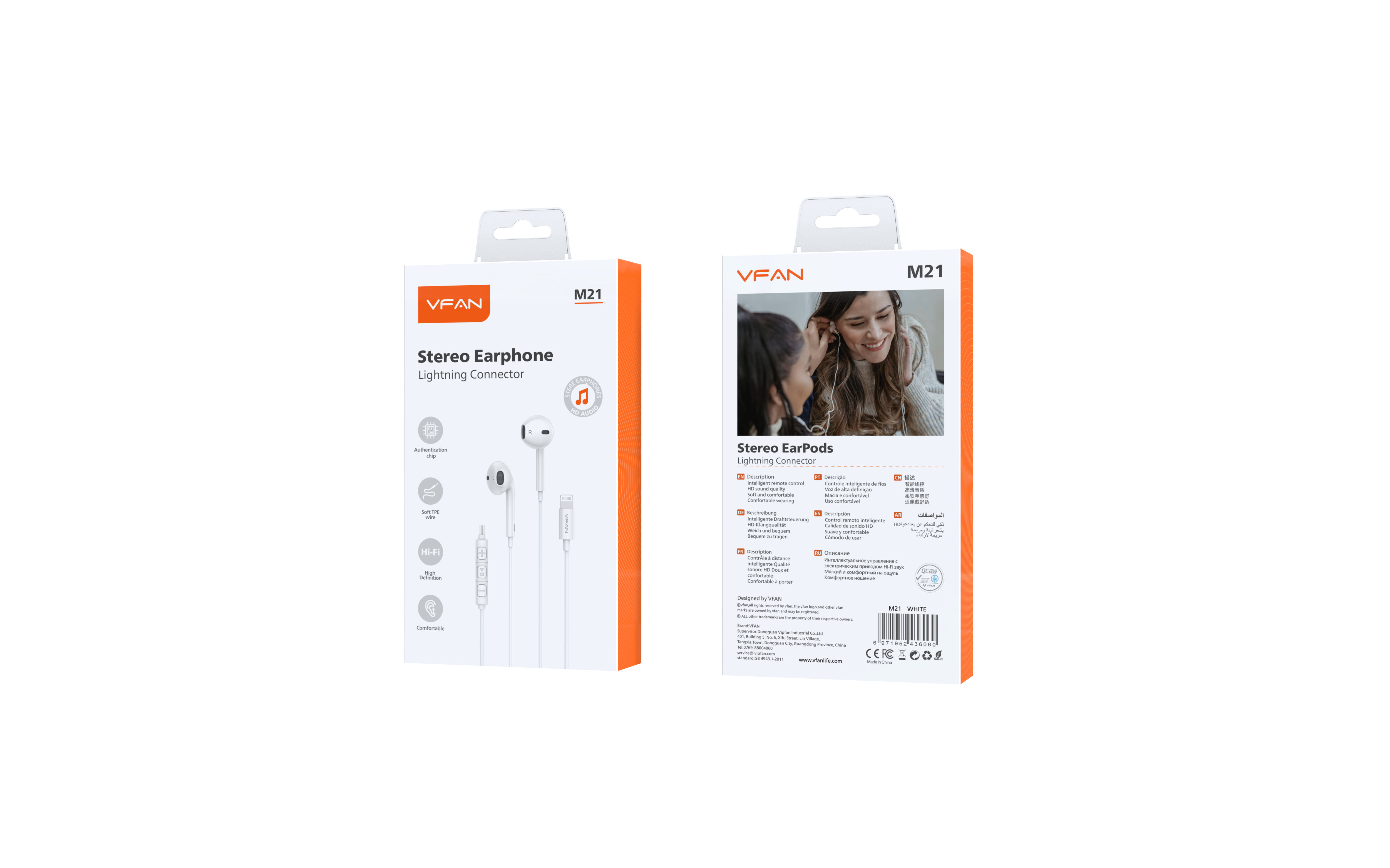 M21 bluetooth pop-up earphone